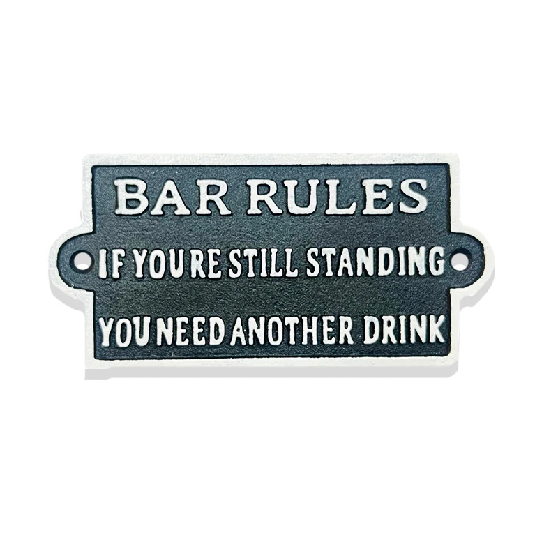 Bar Rules Sign