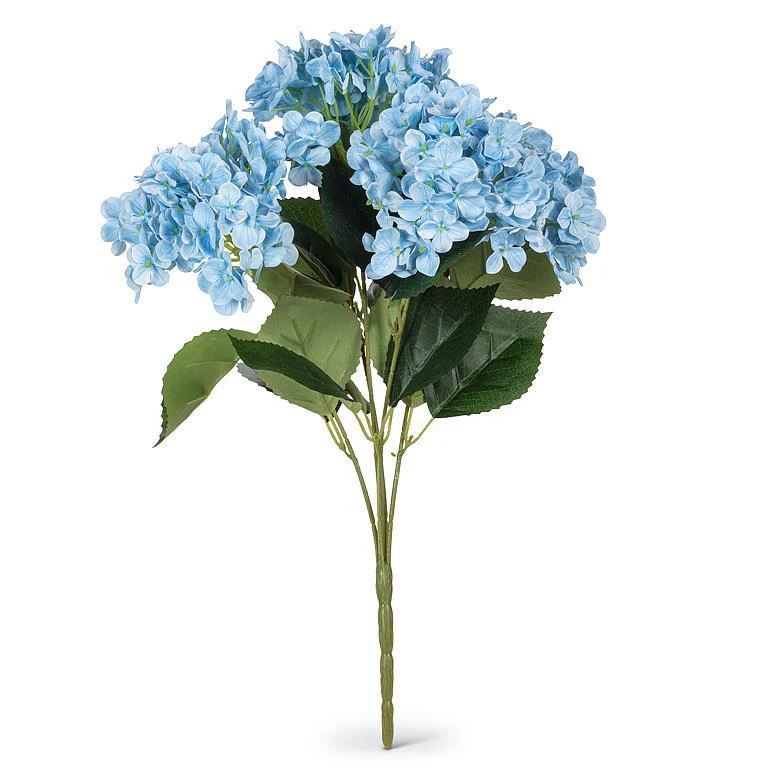 Bloom Real Touch Hydrangea Bouquet Blue