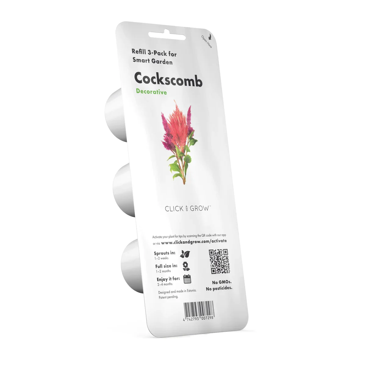 Click & Grow Refill 3-Pack - Cockscomb
