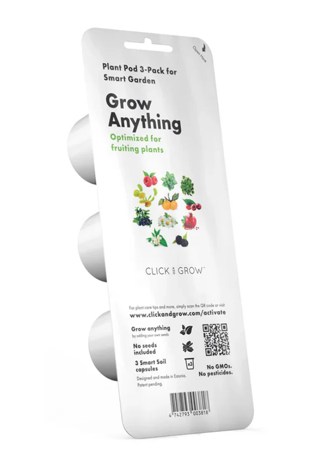 Click & Grow Refill 3-Pack - Grow Anything (Optimized for Fruiting Plants)