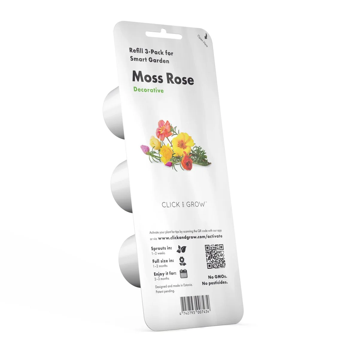 Click & Grow Refill 3-Pack - Moss Rose