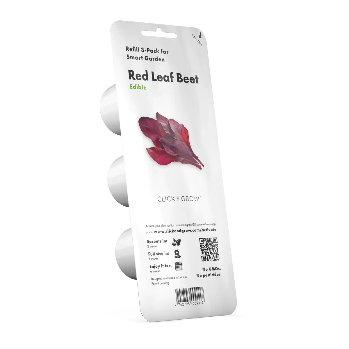 Click & Grow Refill 3-Pack - Red Leaf Beet