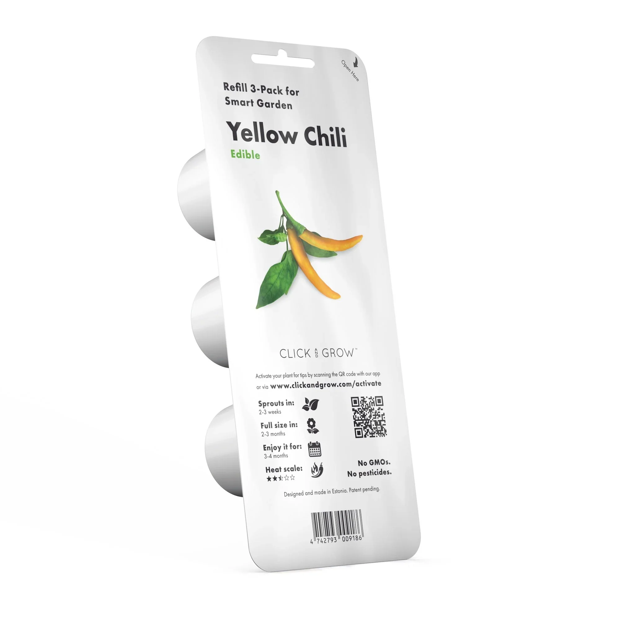 Click & Grow Refill 3-Pack - Yellow Chili