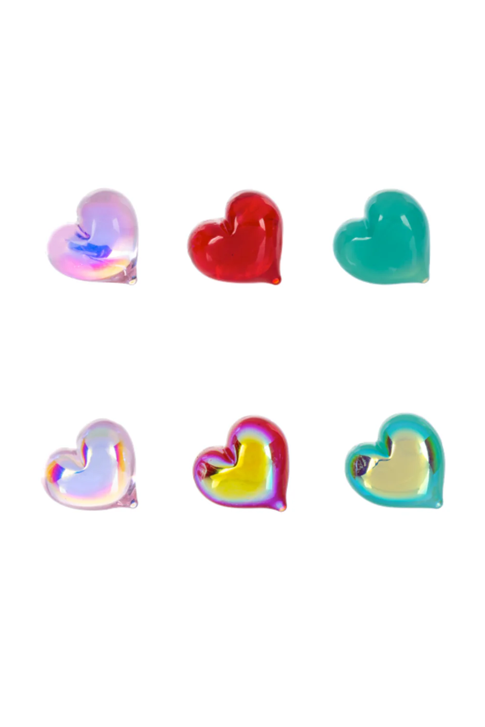 Colors of Love Heart Charms