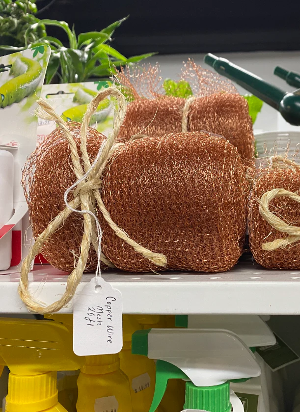Copper "Slug-Away" Mesh Roll