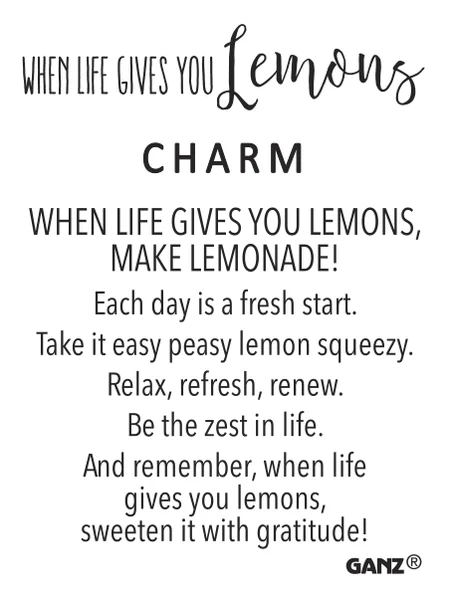 Good Luck Charm - When Life Gives You Lemons - Image 2