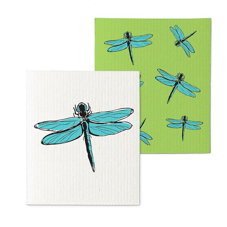 Dragonflies Dishcloths. Set of 2 - Image 2