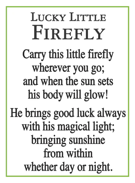 Good Luck Charm - Lucky Little Firefly - Image 3