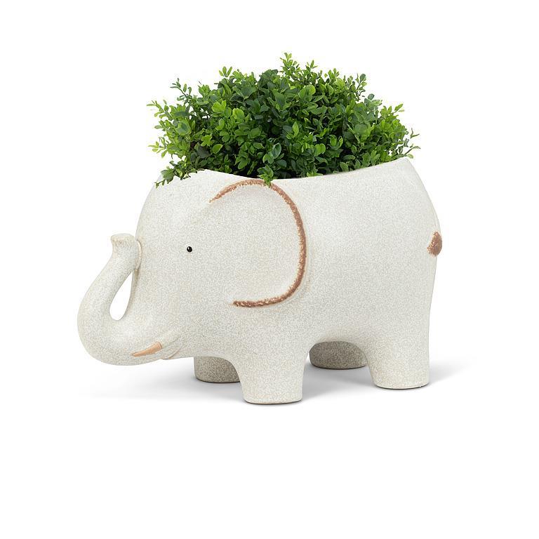 Large Elephant Planter 10"L - Image 2
