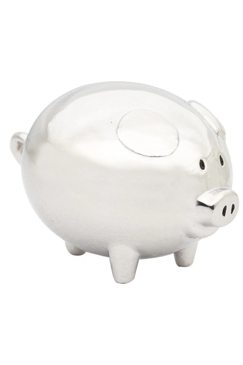 Lucky Little Piggy Charms in a Basket