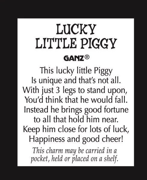 Lucky Little Piggy Charms in a Basket - Image 2