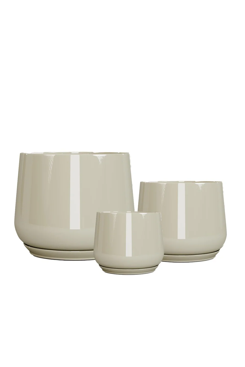Nadia pot round medium green