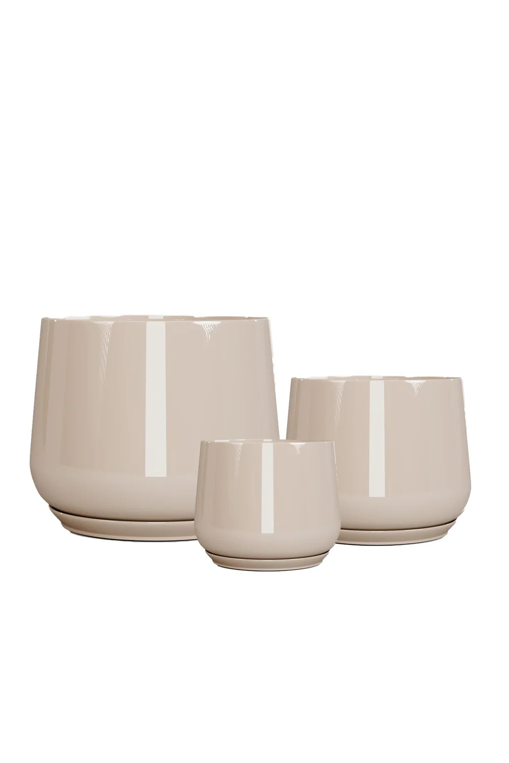 Nadia pot round small brown