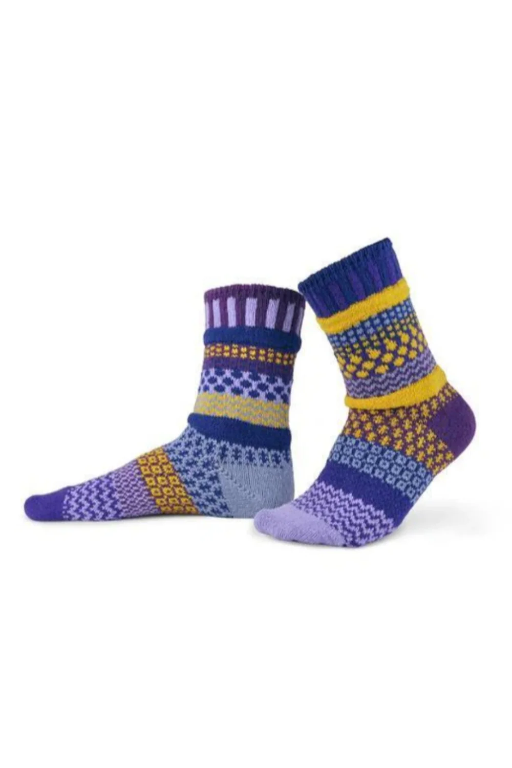 Solmate | Crew Socks - Purple Rain