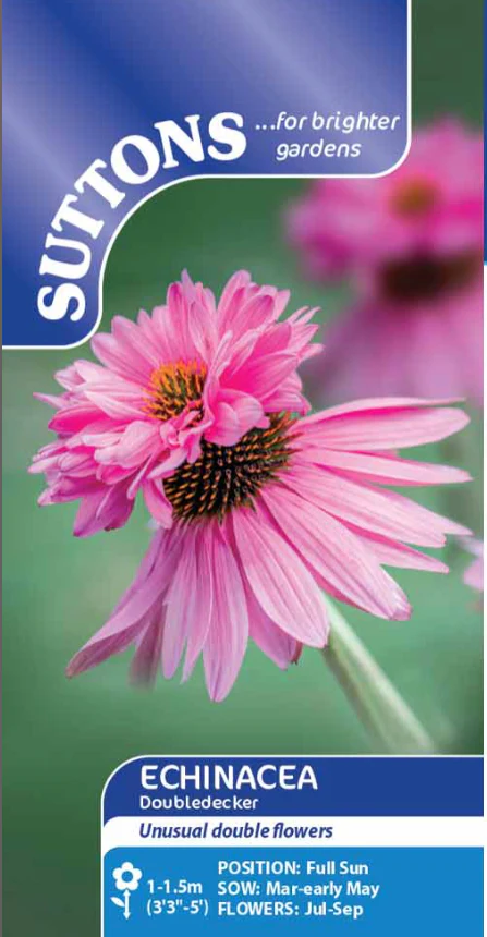 Suttons Seeds - Echinacea 'Doubledecker'