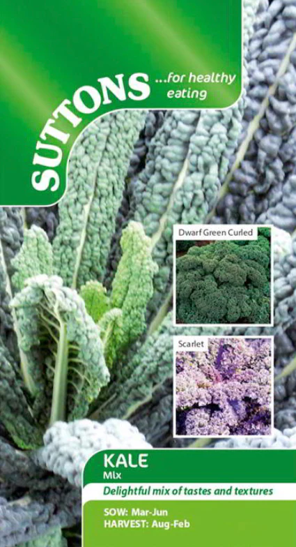 Suttons Seeds - Kale Mix