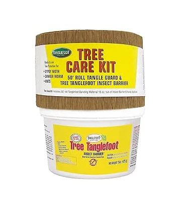 Tanglefoot Tree Care Kit - Tree Insect Barrier & Tangle-Guard Wrap Combo