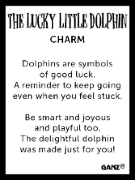 The Lucky Little Dolphin Charms in a Basket - Image 2