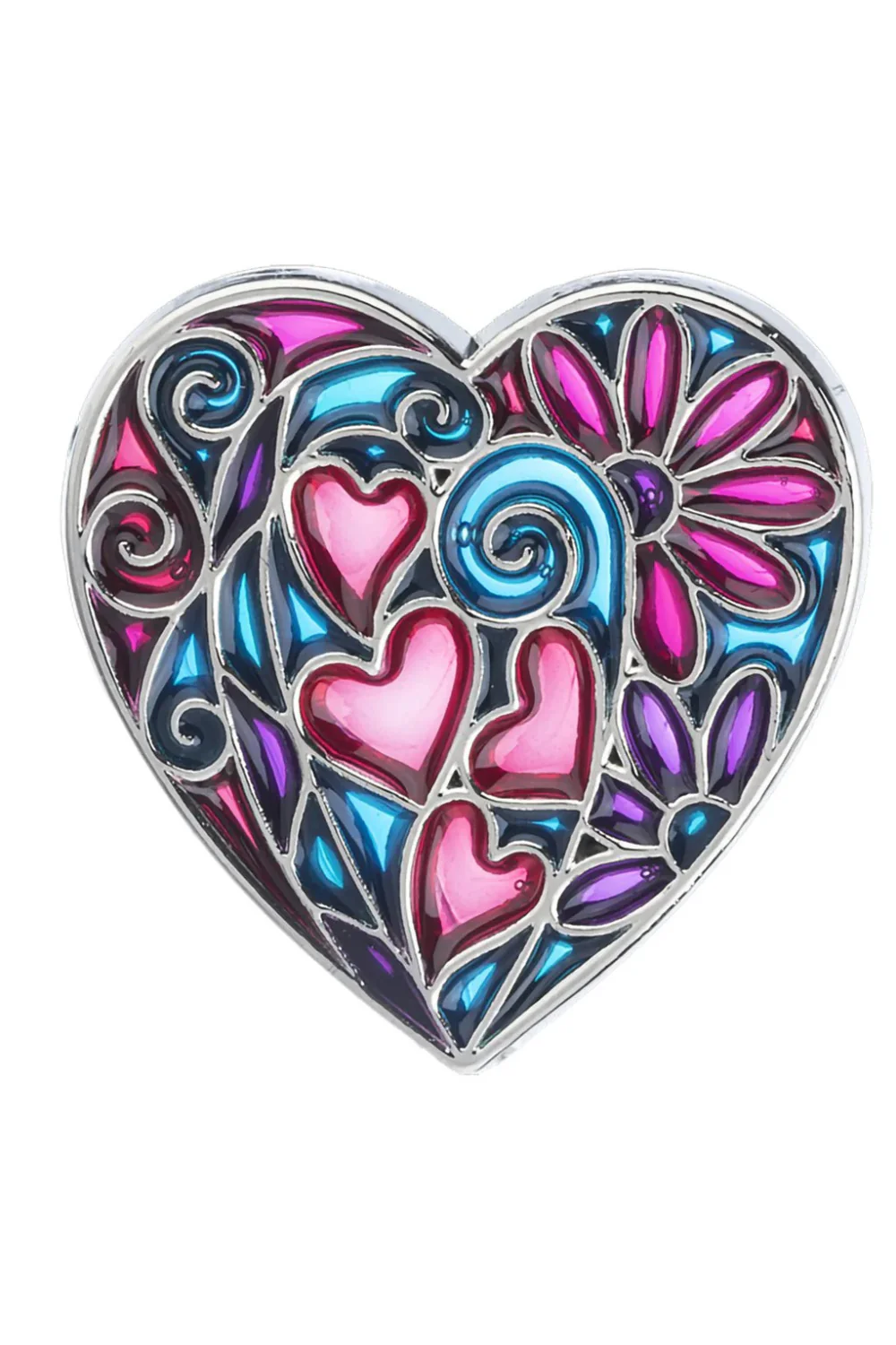 Kaleidoscope Heart Ornament